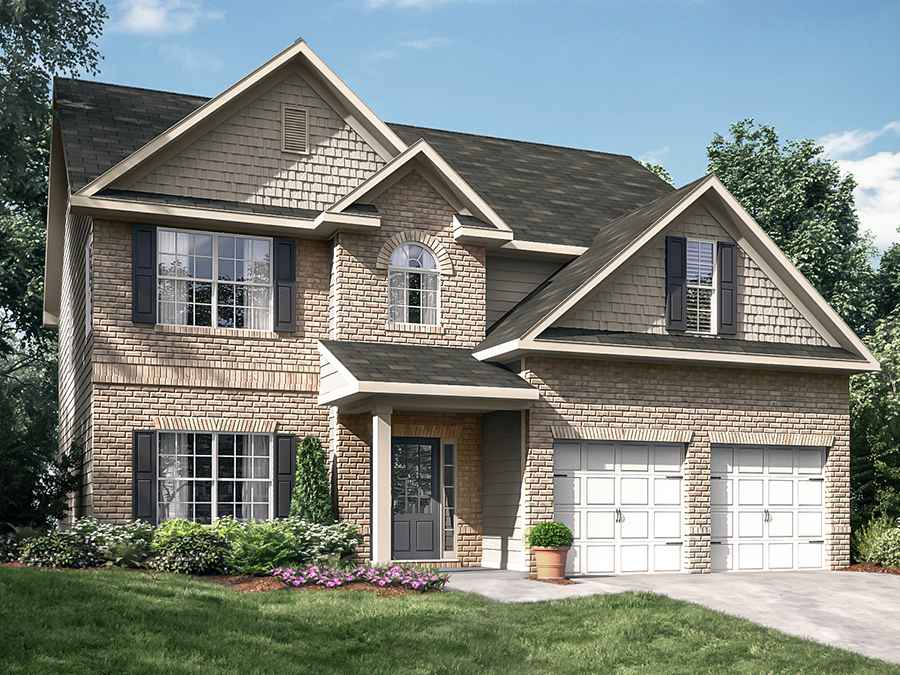 Charleston Floor Plan at Durham Lakes