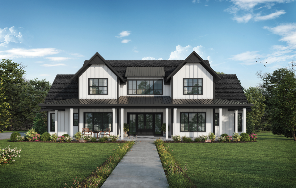 Branford floor plan at Majestic Shores by Peachtree Building Group