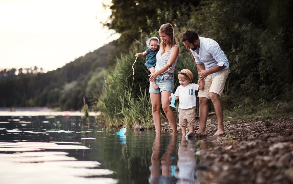 Rural Family Fishing ©GroundPicture