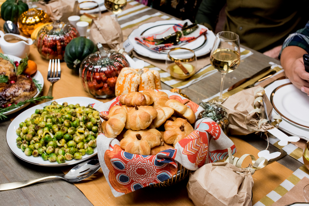 Thanksgiving Dinner Table Set ©Marie Sonmez Photography