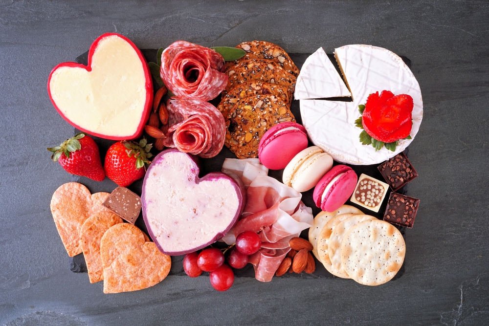 Valentine's Charcuterie Board ©JeniFoto