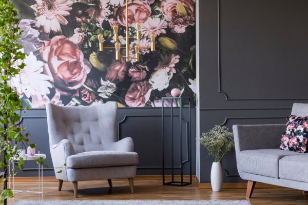 Beautiful design of a sitting room or foyer 