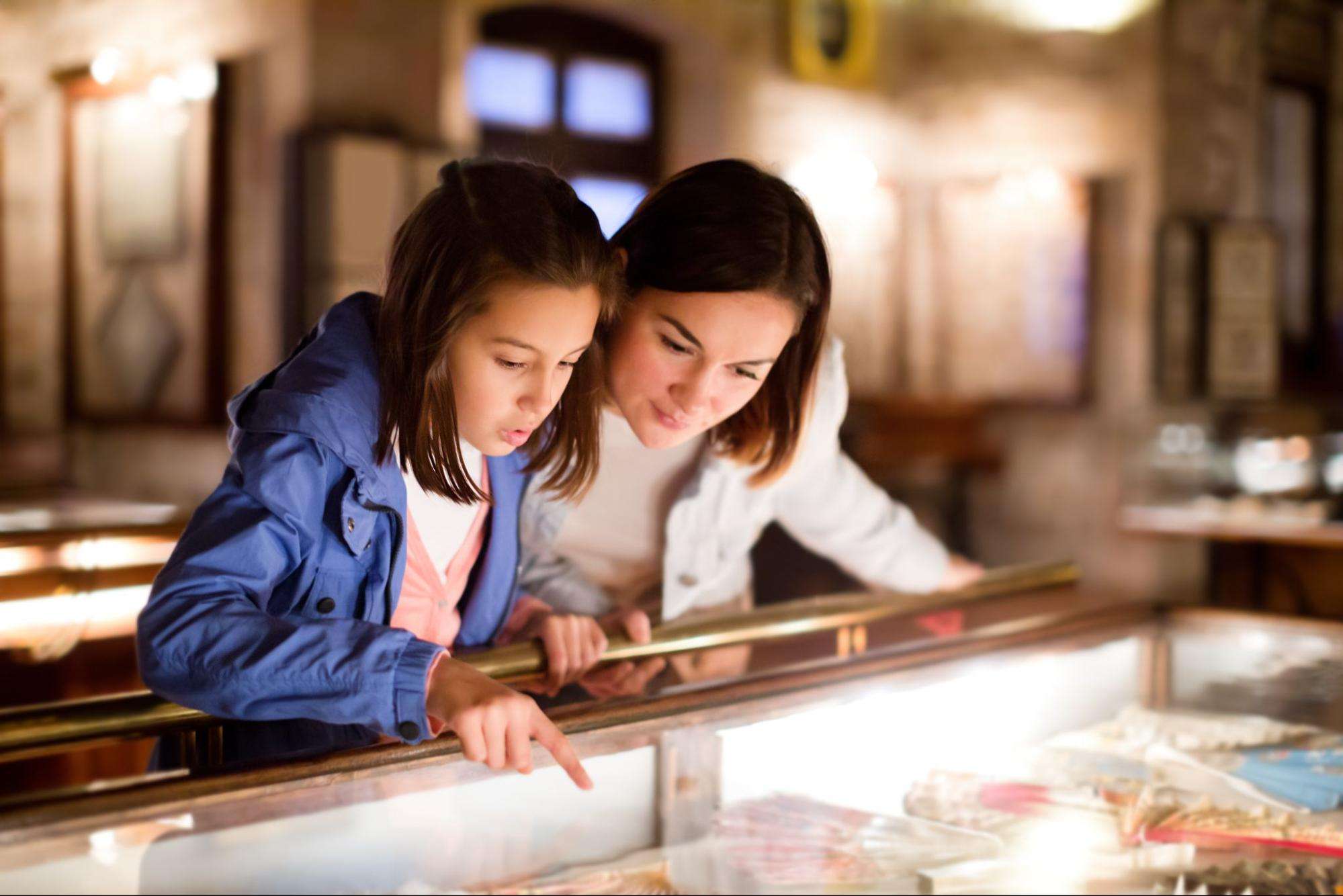 Mother and Daughter at a Museum ©BearFotos
