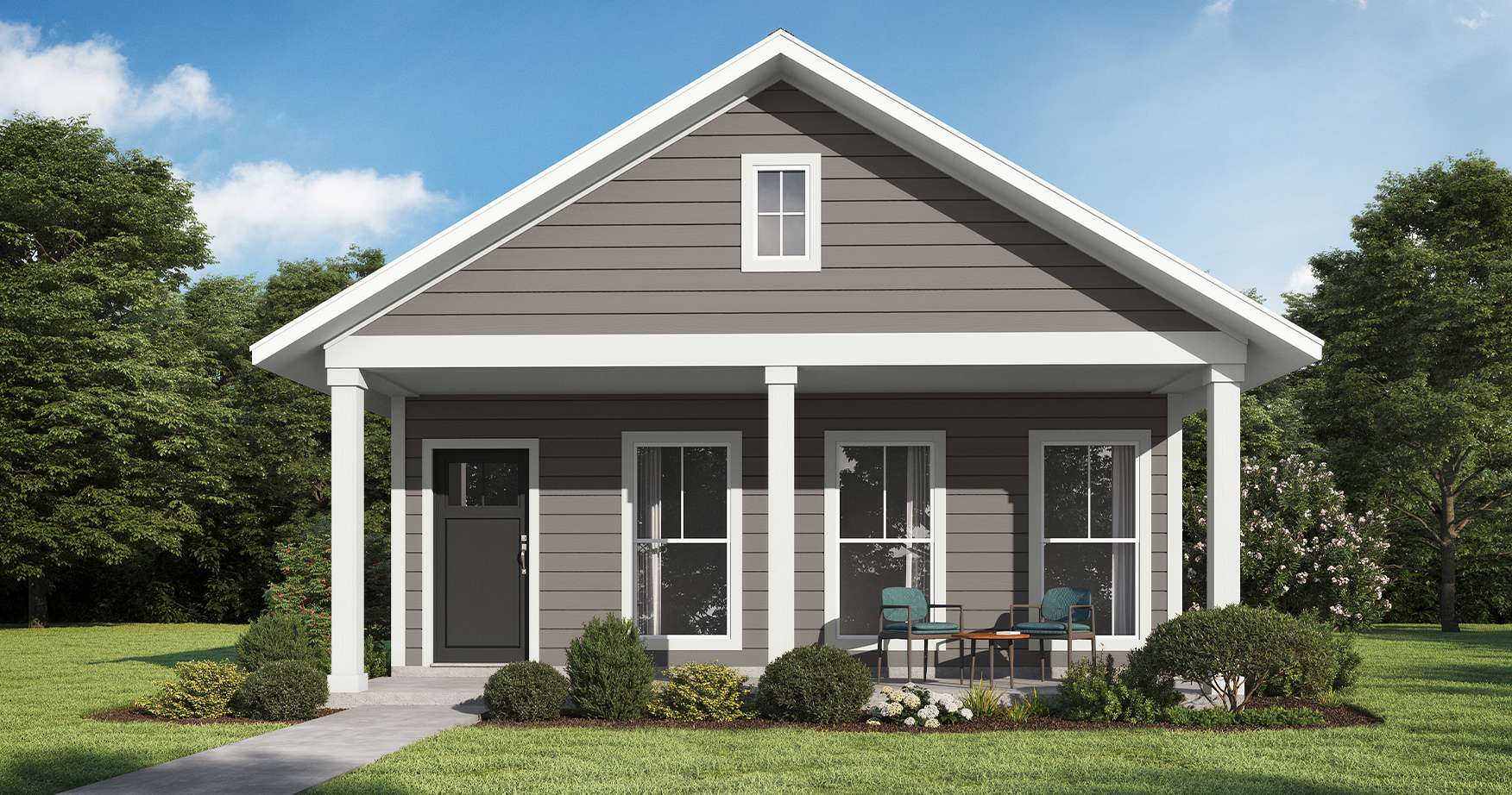 Exterior Illustration of Juliette Plan Home