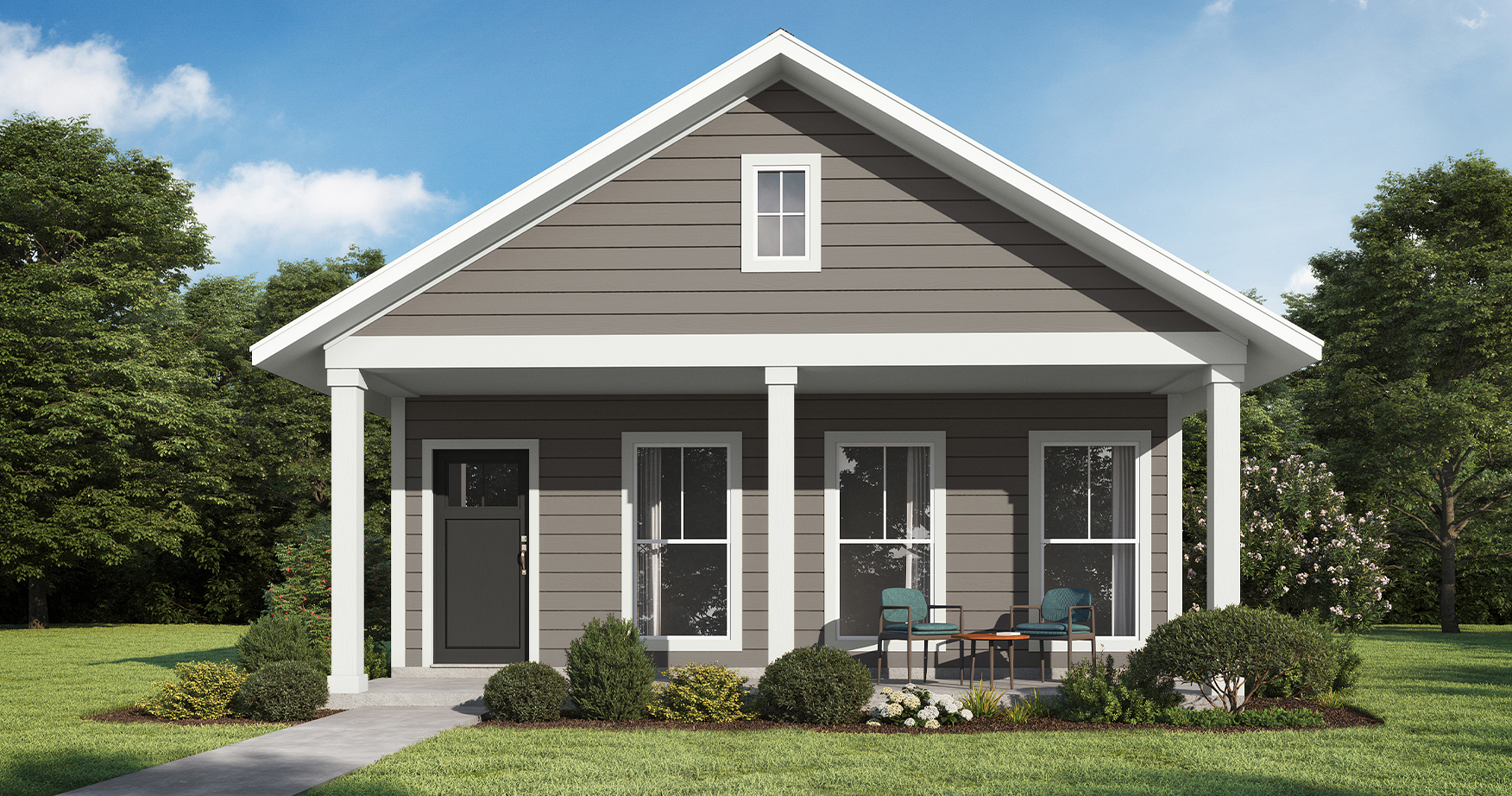 Exterior Illustration of Juliette Plan Home