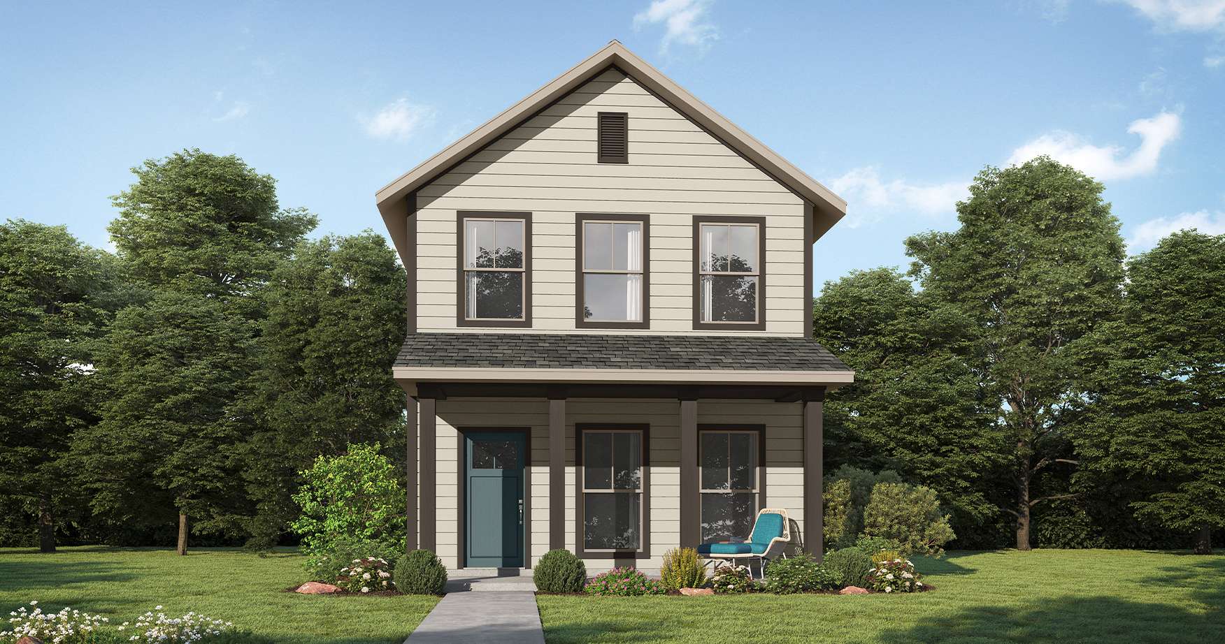 illustration of the exterior of the Marlene Plan