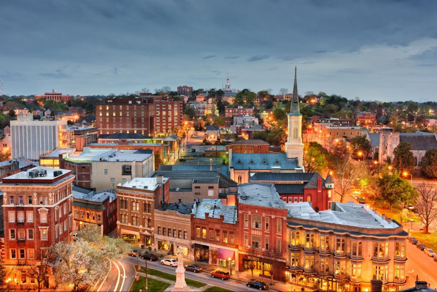 Macon Ga city skyline ©Sean Pavone