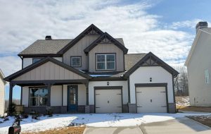 Craftsman-style new construction home in Chimney Oaks Overlook, featuring the Fairfield plan