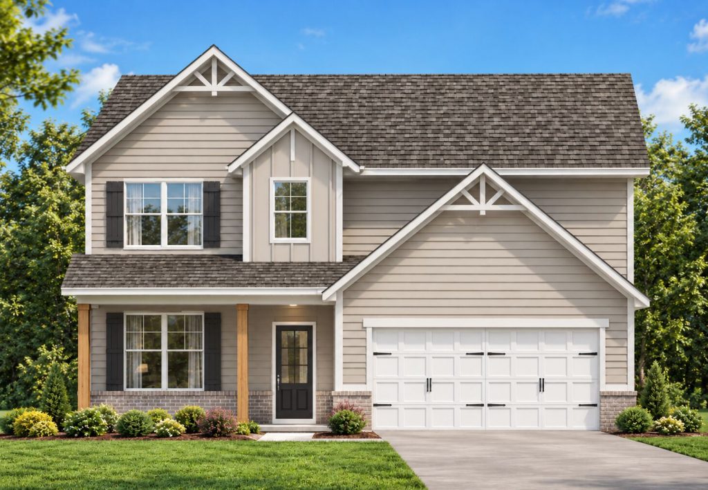 two-story home in Harley Farms South